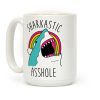 Sharkastic Asshole Coffee Mug Sharkastic Asshole Coffee Mug