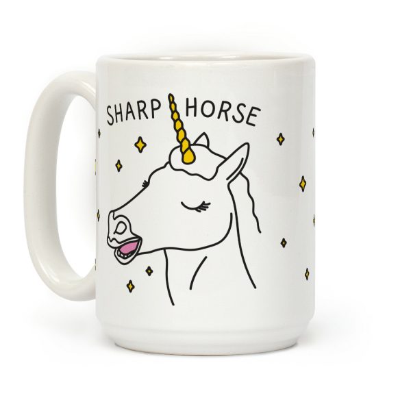 Sharp Horse Coffee Mug