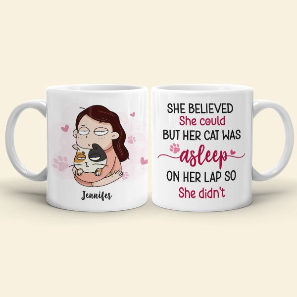 She Believed She Could, Gift For Cat Lover, Personalized Mug, Cat Mom Mug, Anniversary Gift She Believed She Could, Gift For Cat Lover, Personalized Mug, Cat Mom Mug, Anniversary Gift
