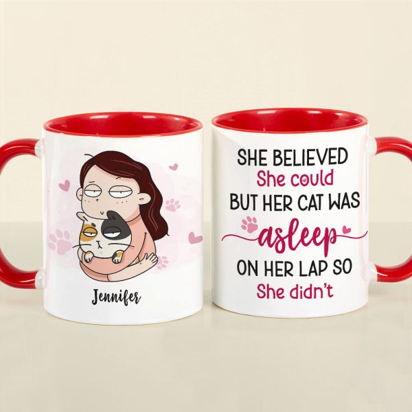 She Believed She Could, Gift For Cat Lover, Personalized Mug, Cat Mom Mug, Anniversary Gift She Believed She Could, Gift For Cat Lover, Personalized Mug, Cat Mom Mug, Anniversary Gift