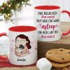 She Believed She Could, Gift For Cat Lover, Personalized Mug, Cat Mom Mug, Anniversary Gift She Believed She Could, Gift For Cat Lover, Personalized Mug, Cat Mom Mug, Anniversary Gift