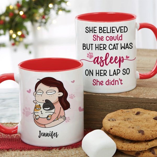 She Believed She Could, Gift For Cat Lover, Personalized Mug, Cat Mom Mug, Anniversary Gift She Believed She Could, Gift For Cat Lover, Personalized Mug, Cat Mom Mug, Anniversary Gift