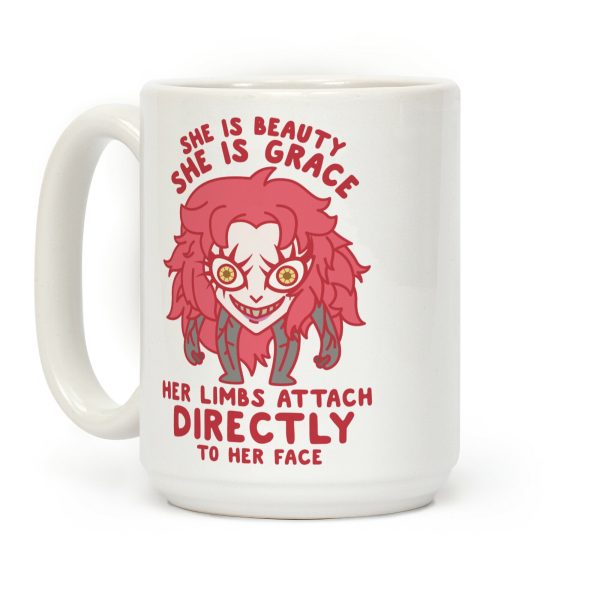 She Is Beauty She Is Grace Psycho Jenny Coffee Mug She Is Beauty She Is Grace Psycho Jenny Coffee Mug