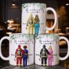 She Saves Lives And He Rescues Them, Featuring Firefighter And Nurse - Personalized Custom Coffee Mug - CPL1207_MG She Saves Lives And He Rescues Them, Featuring Firefighter And Nurse - Personalized Custom Coffee Mug - CPL1207_MG