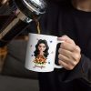 She Who Kneels Before God Can Stand Before - Personalized White Edge-to-Edge Mug She Who Kneels Before God Can Stand Before - Personalized White Edge-to-Edge Mug