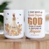 She Who Kneels Before God Can Stand Before Anyone Christian Gift - Personalized Mug She Who Kneels Before God Can Stand Before Anyone Christian Gift - Personalized Mug