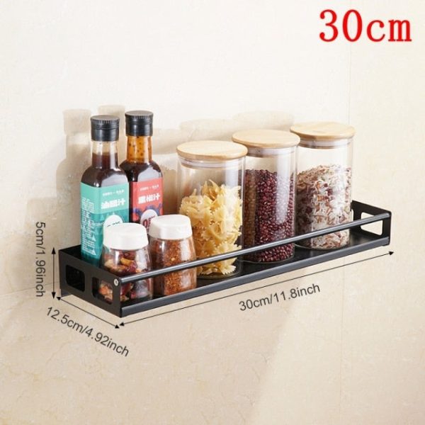 Shelf Wall-Mounted Spice Racks Shelf Wall-Mounted Spice Racks