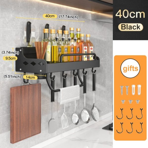 Shelf Wall-Mounted Spice Racks Shelf Wall-Mounted Spice Racks