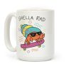 Shella Rad Crab Coffee Mug Shella Rad Crab Coffee Mug