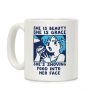 She's Shoving Food Into Her Face Ami Coffee Mug She's Shoving Food Into Her Face Ami Coffee Mug