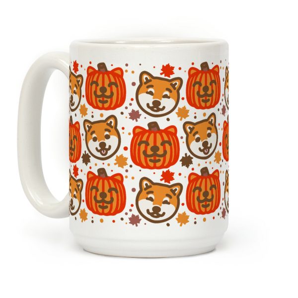 Shiba Inu Pumpkins Coffee Mug Shiba Inu Pumpkins Coffee Mug