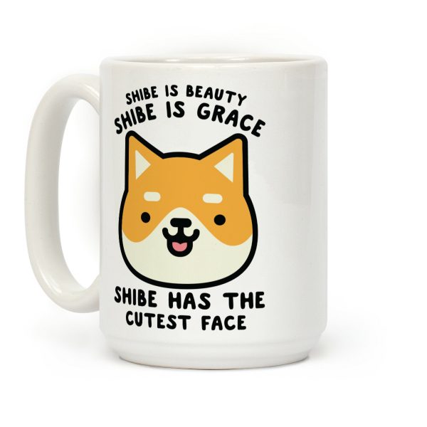 Shibe has the Cutest Face Coffee Mug Shibe has the Cutest Face Coffee Mug
