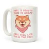 Shibe is Beauty, Shibe is Grace Coffee Mug Shibe is Beauty, Shibe is Grace Coffee Mug