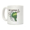 Shit Happens (Frog On A Toilet) Coffee Mug Shit Happens (Frog On A Toilet) Coffee Mug