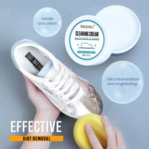 Shoe Whitening Cream With Wipe Sponge Shoe Whitening Cream With Wipe Sponge