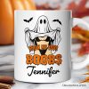 Show Me Your Boobs Halloween Personalized Mug, Funny Naughty Pun Ghost Gift with Custom Name Show Me Your Boobs Halloween Personalized Mug, Funny Naughty Pun Ghost Gift with Custom Name