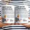 Show Supervisor Expert Who Fixes Issues Senior Mom Dad Retired - Personalized Mug Show Supervisor Expert Who Fixes Issues Senior Mom Dad Retired - Personalized Mug