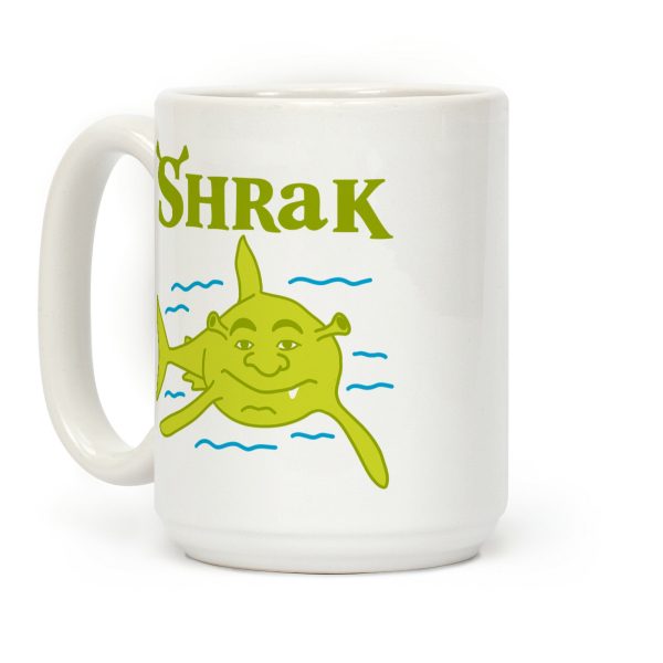 Shrak Shrek The Shark Coffee Mug Shrak Shrek The Shark Coffee Mug