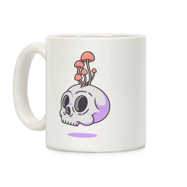 Shroom On A Skull Coffee Mug Shroom On A Skull Coffee Mug