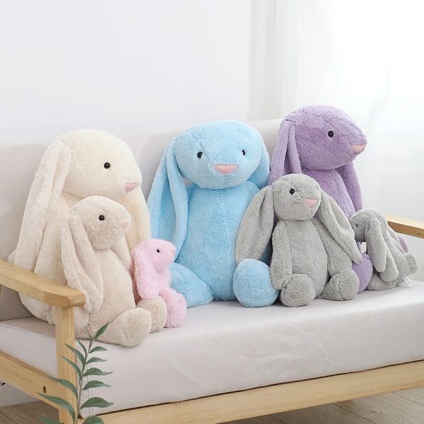 Shy Bunny Plush Toy Soft Floppy-Ear Gift for Girls Shy Bunny Plush Toy Soft Floppy-Ear Gift for Girls
