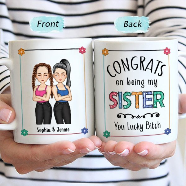 Sibling Congrats On Being My Brother - Gift For Sibling - Personalized Mug Sibling Congrats On Being My Brother - Gift For Sibling - Personalized Mug