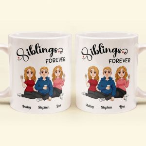 Siblings Forever - Personalized Mug