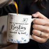 Side By Side Or Miles Apart, Besties Are Always Connected By Heart, Butterflies and Flowers - Personalized Custom Coffee Mug - BST168_MG Side By Side Or Miles Apart, Besties Are Always Connected By Heart, Butterflies and Flowers - Personalized Custom Coffee Mug - BST168_MG