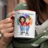 Side By Side Or Miles Apart Sisters And Brothers - Gift For Sibling And BFF- Personalized Custom Accent Mug Side By Side Or Miles Apart Sisters And Brothers - Gift For Sibling And BFF- Personalized Custom Accent Mug