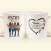 Side By Side Or Miles Apart Sisters Forever - Personalized Mug- Birthday Gift For Sisters, Sistas, Besties, BFF, Friends Side By Side Or Miles Apart Sisters Forever - Personalized Mug- Birthday Gift For Sisters, Sistas, Besties, BFF, Friends