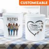 Side By Side Or Miles Apart Sisters Forever - Personalized Mug- Birthday Gift For Sisters, Sistas, Besties, BFF, Friends Side By Side Or Miles Apart Sisters Forever - Personalized Mug- Birthday Gift For Sisters, Sistas, Besties, BFF, Friends