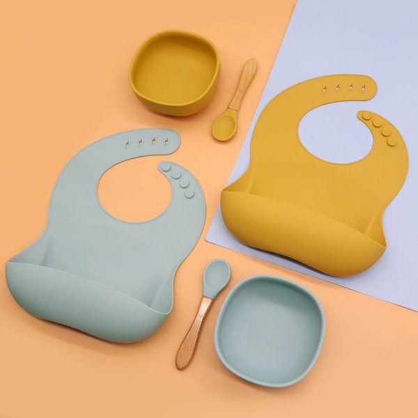 Silicone Feeding Set for Babies Silicone Feeding Set for Babies