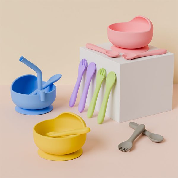 Silicone Feeding Set for Babies Silicone Feeding Set for Babies