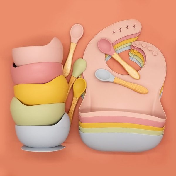 Silicone Feeding Set for Babies Silicone Feeding Set for Babies