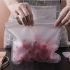 Silicone Food Storage Containers Stand-Up Zip-Shut Bags