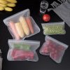 Silicone Food Storage Containers Stand-Up Zip-Shut Bags