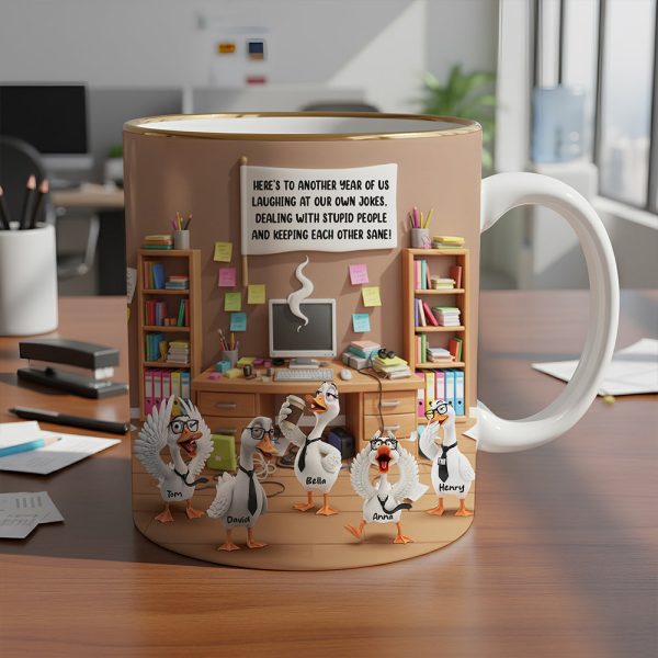 Silly Goose Coworker Mug Personalized Gifts For Coworkers 03KIDT221125