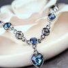 Silver Lucky Heart Crystal Bracelet Silver Lucky Heart Crystal Bracelet