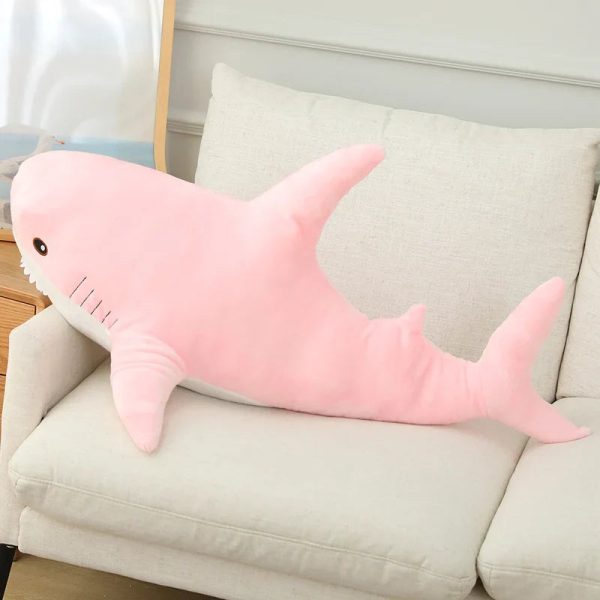 Simulated Shark Plush Toy - Super Soft Cartoon Pillow for Kids' Decor