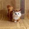 Simulation Cat Plush Toy - Soft, Realistic Stuffed Kitten for Kids & Gifts