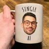Single Af - Personalized Photo Mug Single Af - Personalized Photo Mug
