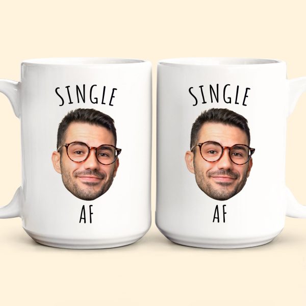 Single Af - Personalized Photo Mug Single Af - Personalized Photo Mug