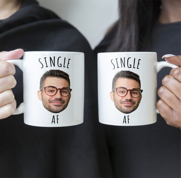 Single Af - Personalized Photo Mug Single Af - Personalized Photo Mug