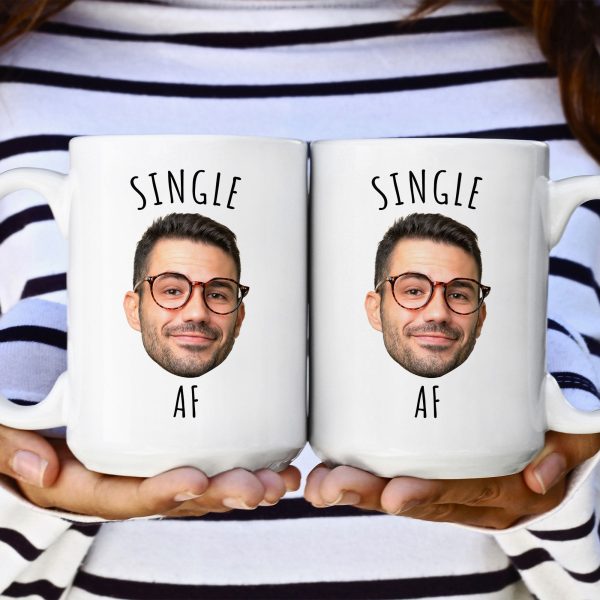 Single Af - Personalized Photo Mug Single Af - Personalized Photo Mug