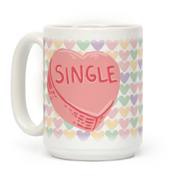 Single Conversation Heart Coffee Mug Single Conversation Heart Coffee Mug