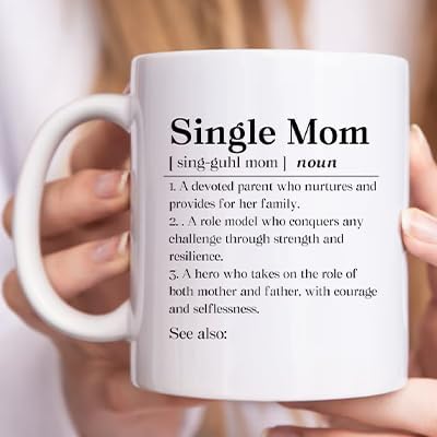 Single Mom Dictionary Definition Coffee Mug Inspirational Gift for Single Mom Single Mom Dictionary Definition Coffee Mug Inspirational Gift for Single Mom