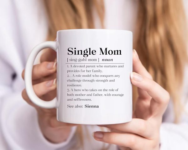 Single Mom Dictionary Definition Coffee Mug Inspirational Gift for Single Mom Single Mom Dictionary Definition Coffee Mug Inspirational Gift for Single Mom