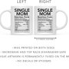 Single Mom Nutritional Facts Coffee Mug Funny Gift for Single Mom Single Mom Nutritional Facts Coffee Mug Funny Gift for Single Mom