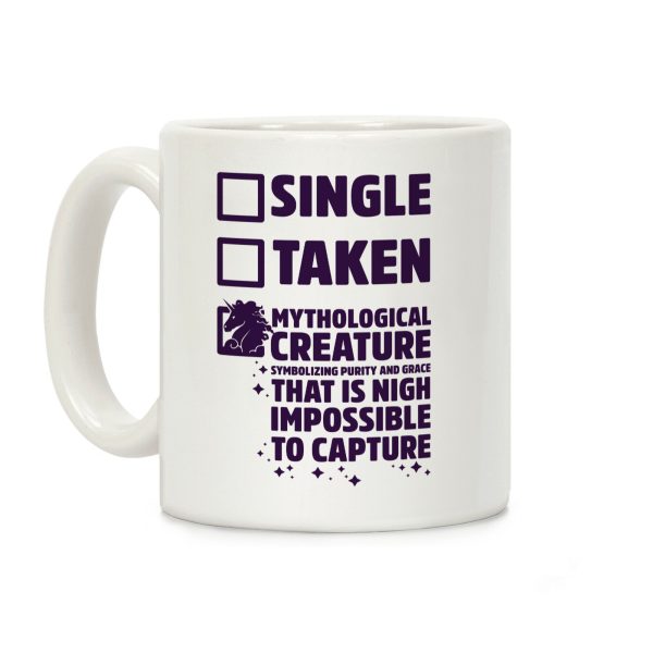 Single Taken Mythological Creature Coffee Mug Single Taken Mythological Creature Coffee Mug