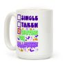 Single Taken Waiting For Halloween Coffee Mug Single Taken Waiting For Halloween Coffee Mug