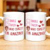 Single Taken Who Cares I'm Amazing With Checkboxes And Hearts - Personalized Custom Coffee Mug - DTG020_MG Single Taken Who Cares I'm Amazing With Checkboxes And Hearts - Personalized Custom Coffee Mug - DTG020_MG